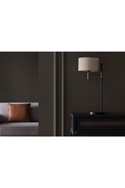 Enza Home Clementine Modern Tasarım Pirinç Detaylı Abajur