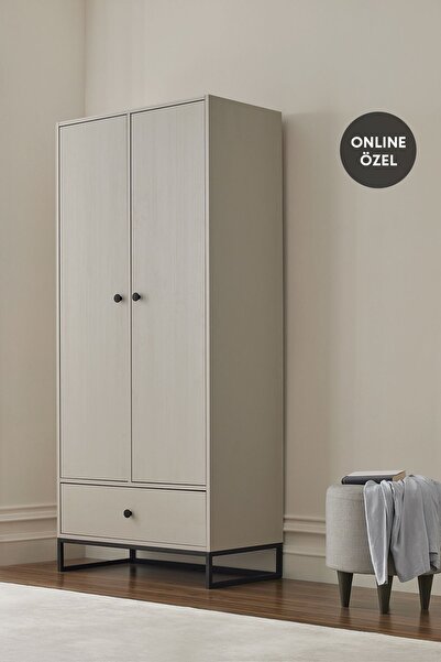 Enza Home Kalinsta 2 Kapaklı Gardırop - Beyaz