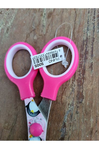 Modellino Pink Piano Patterned School Scissors 13cm