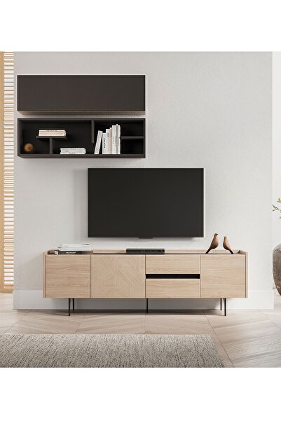 Enza Home Terra TV Ünitesi Kombinasyonu 2 - Ceviz