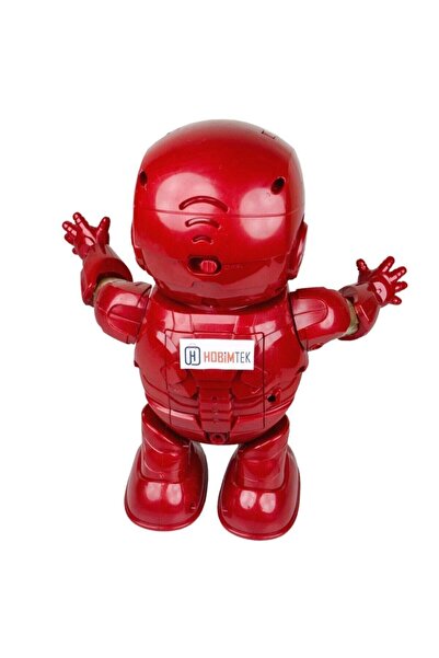 OMZ 1 Adet Dans Eden Robot Kırılmaz Oyuncak Iron Man Demir Adam Erkek Cocuk Oyuncakları Kız Cocuk Oyunca