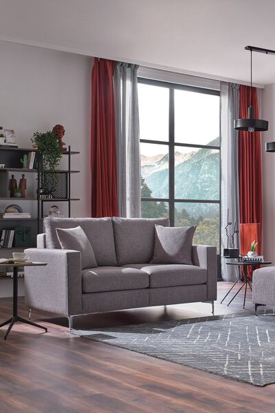 Enza Home Linea 2'li Koltuk - Gri