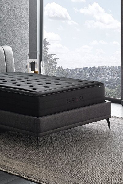 Yataş Black Ice Yatak Baza Başlık 3'lü Set - Siyah