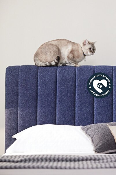 Yataş Lento Baza, Somni Başlık 2'li Set - Lacivert