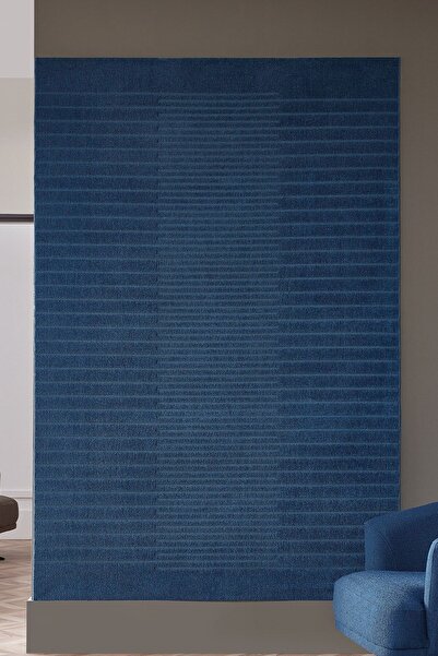 Enza Home Celia Modern Özel Tasarım Dokuma Halı - Petrol