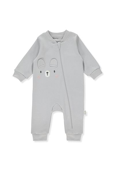 Bebetto INTERLOK ZIPPERED BOOTIES-FREE JUMPSUIT (BESTIES) T 3573