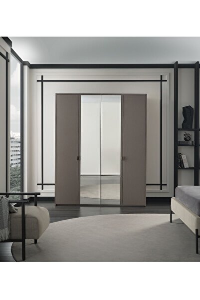 Enza Home Berta 4 Kapaklı Gardırop