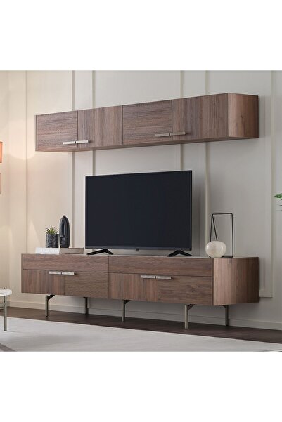 Enza Home Pavia Ayaklı Tv Sehpası - Ceviz