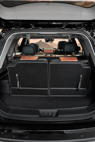 TORPEDO Chery Tiggo 8 Pro Excellent ve Luxury Uyumlu Hücreli Eva Oto Bagaj Havuzu ve Koltuk Arkalığı - Siyah