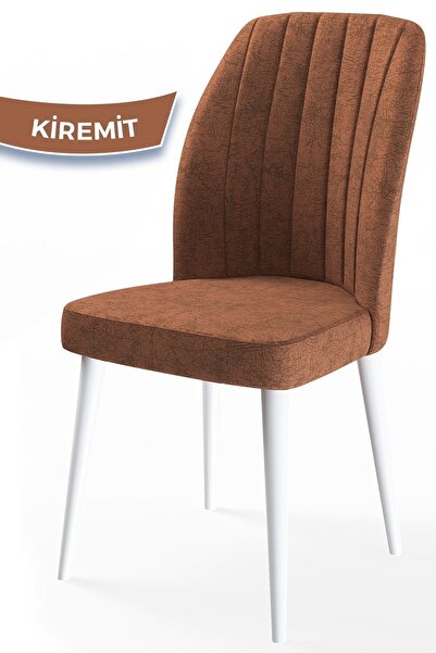 Canisa Etra Serisi, Gürgen Ayaklı 1.sınıf Yemek Odası Sandalye,kiremit Sandal...