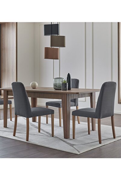 Enza Home Pavia Açılır Yemek Masası - Ceviz