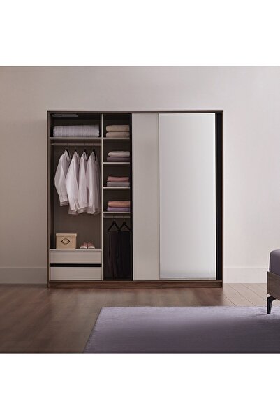 Enza Home Cordell Sürgü Kapaklı Gardrop