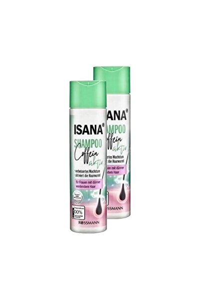 ISANA Kadınlara Özel Şampuan Kafein Aktif 250 Ml 2 Adet