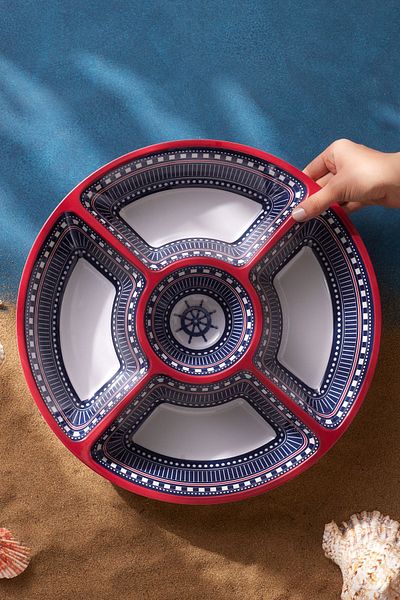 Karaca Melamine Plate - Marine Presentation