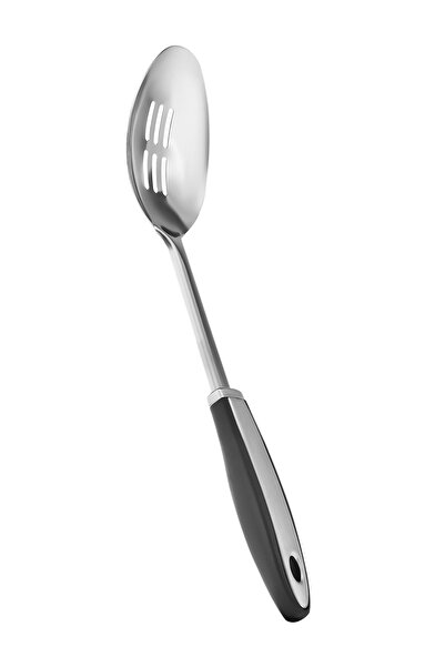 Karaca Viona Slotted Steel Serving Spoon 33 cm