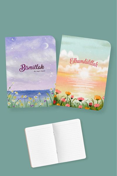 Dava Adamı Yayınları Hamdele Mini Notebook Series - A6 Lined, Basmala