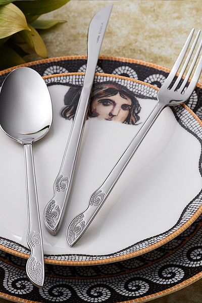 Karaca Zeugma 84 Piece 12-Person Cutlery Set