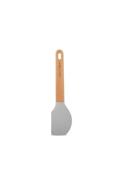 Karaca Refika - 27.4 cm Silicone Spatula, Wooden Handle