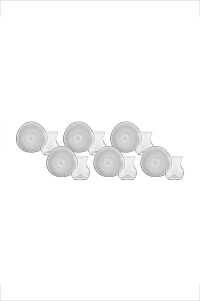 Karaca Middle Glass Tea Set for 6 People