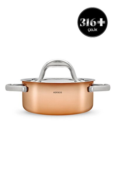 Karaca 3ply Powersteel 316 Çelik Copper Mini Tencere 10 Cm