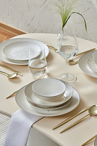 Karaca Antares Porselen 24 Parça 6 Kişilik Yemek Takımı