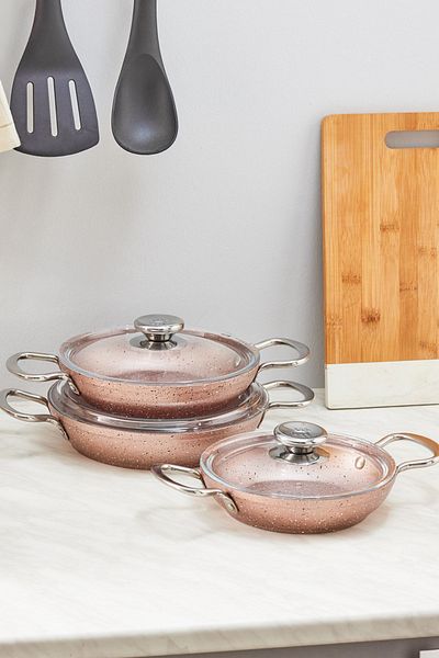 Karaca Ivy Biogranit 6 Piece Sahan Set Rose