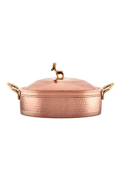 Karaca Alacahöyük Kupfer-Pilau-Topf 18 cm