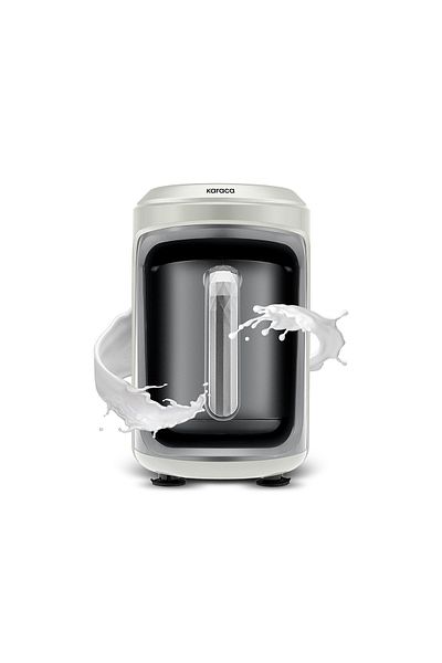 Karaca Swiss Quartz Ember with 5 Cup Capacity - Memory Hüps, Milk Beverage Preparation Turkish Coffee Machine