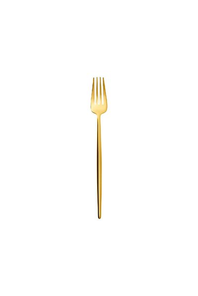 Karaca Jupiter Shiny Gold - 60 Pieces 12 Person Boxed Fork Spoon Knife Set