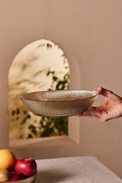 Karaca Roca 2 Piece Glass Treat Presentation Set