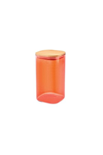 Karaca Zoro Orange Glass Jar/Storage Container