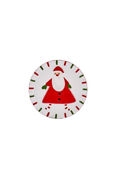 Karaca New Year's Eve Snowman Dessert Plate 15 Cm