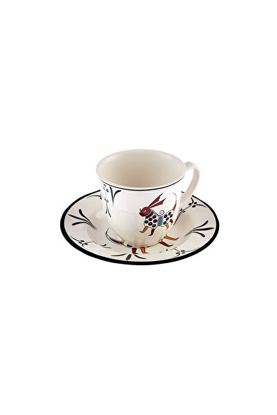 Karaca Paye Seljuk Series 2 Personality Porcelain Tea Cup Set 200 ml
