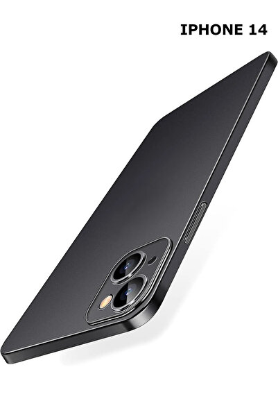 HyperAge iPhone 14 Kılıf Ultra Ince Mat Yüzeyli Elden Kaymaz Kamera Korumalı ...