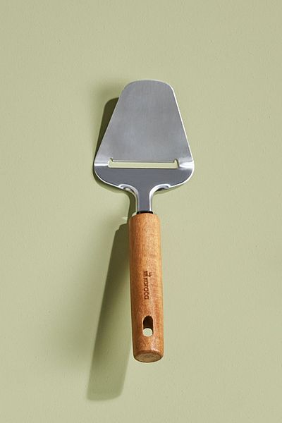 Karaca Woody Stainless Steel Cheese Slicer with Acacia Wood Handle 23 Cm