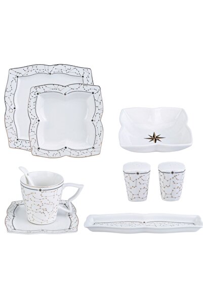 Karaca Comet 32 Prç Kahvaltı Seti Kare