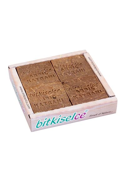bitkiselce Natural Juniper Tar Soap - Cleanses and Soothes the Skin, Handmade Soap 450 gr