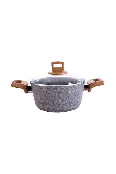 Karaca Silver Stone Granite 24 Cm Pot