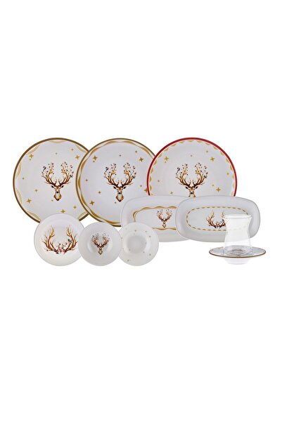 Karaca Rudolph 26 Parça 6 Kişilik Kahvaltı Takımı Seti