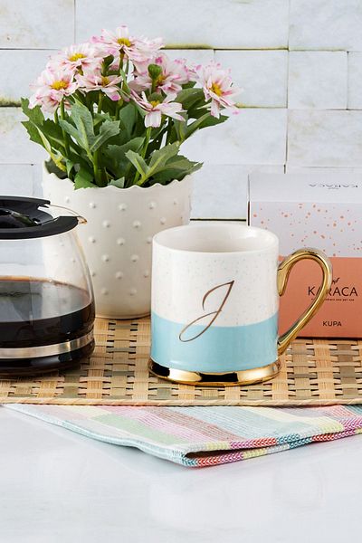 Karaca Letter J Mug