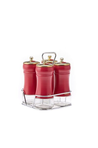 Karaca Gold Berry 5 Piece Glass Spice Set