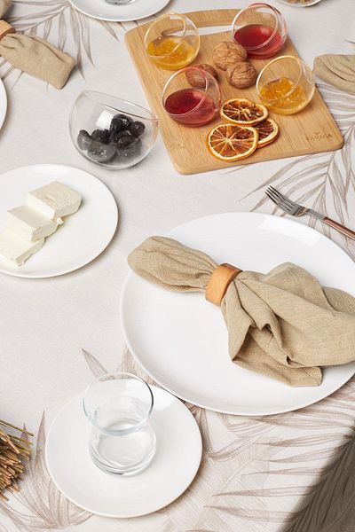 Karaca Darcy White 26 Piece Breakfast/Serving Set for 6 Persons