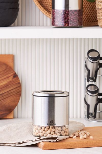 Karaca Walter Inox Storage Container Jar S 460 Ml