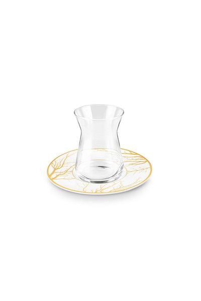 Karaca Autumn 6-Person 12-Piece Tea Set