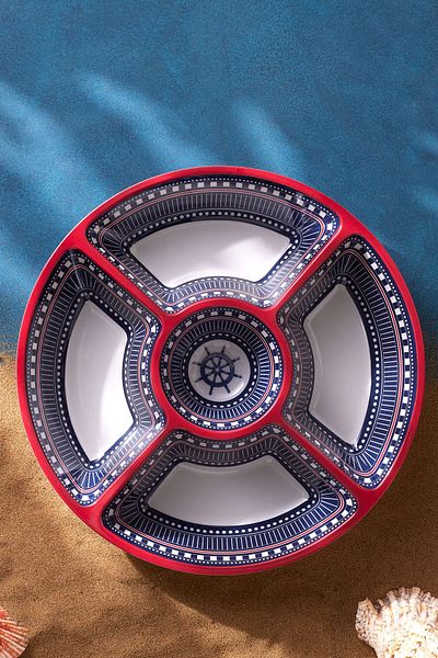 Karaca Melamine Plate - Marine Presentation