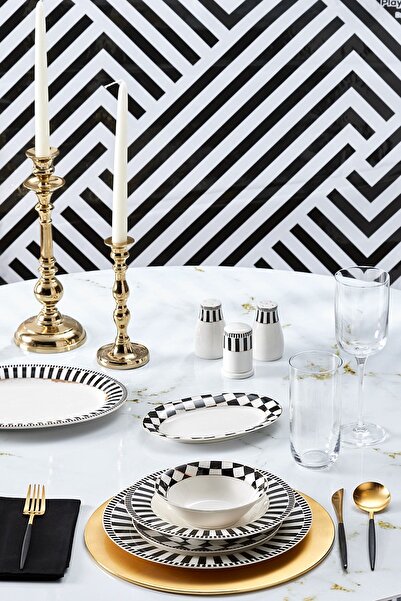 Karaca Arlette 56 Parça 12 Kişilik New Bone Yemek Takımı