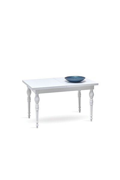 Enza Home Tracy Dikdörtgen Açılır Mutfak Masası - Beyaz