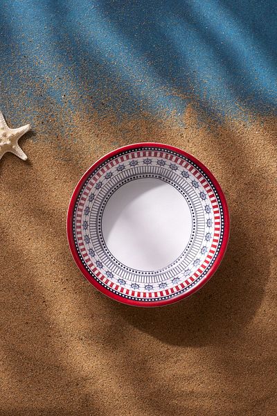 Karaca Marin Rudder Melamine Snack Bowl 15 cm