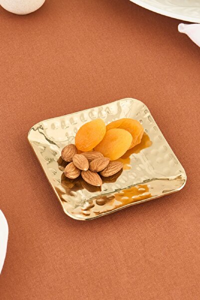 Karaca Home New Year's Day Loren Treat Holder 10 X 10 cm Gold