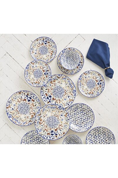 Karaca Mosaico 6 Kişilik 24 Parça Porselen Yemek Takımı